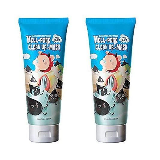 Elizavecca Milky Piggy Hell Pore Clean Up Mask bottle shows 100 ml capacity for deep cleansing