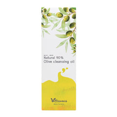 Elizavecca Natural Olive Cleansing Oil pour, smooth texture ideal for deep cleanse.