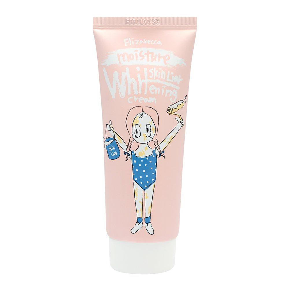 Elizavecca Skin Liar Moisture Cream jar close-up highlighting rich hydration