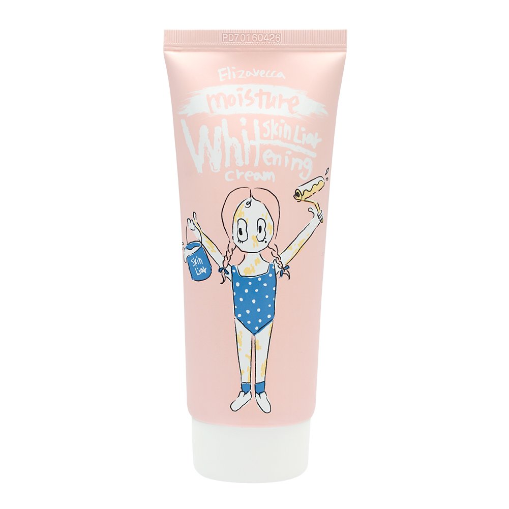 Elizavecca Skin Liar Moisture Cream jar close-up highlighting rich hydration