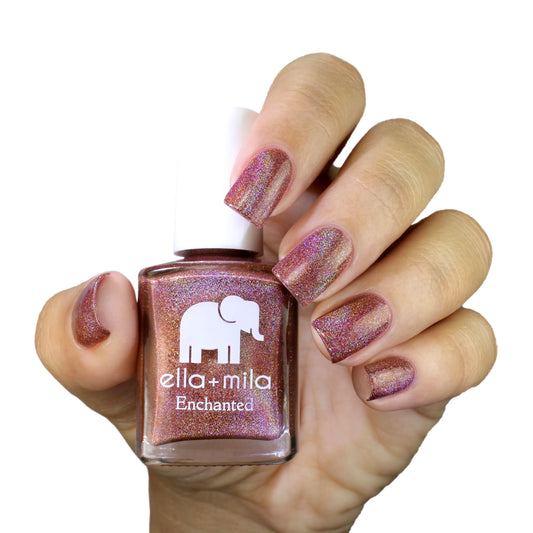 ella-mila Oasis brush-application demonstrates smooth, even coats and reduced streaks.