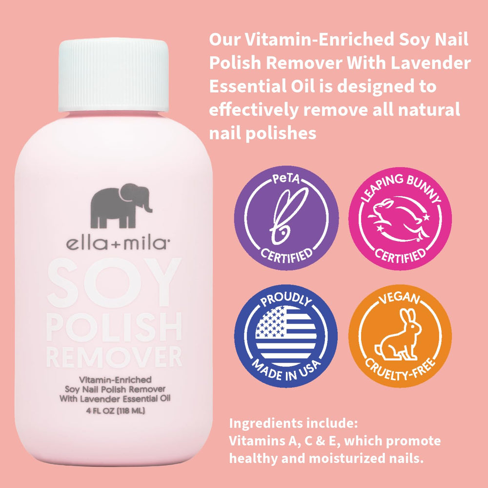 Ella Mila lavender oil close-up highlighting soothing aroma.