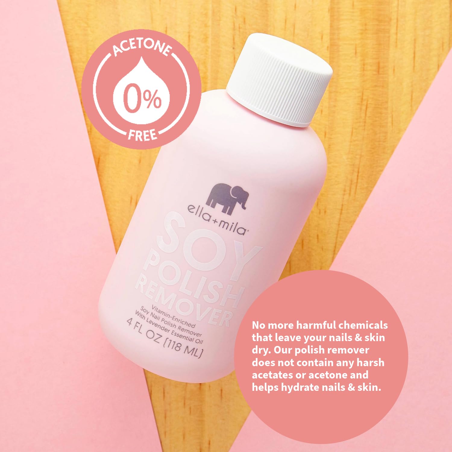 Ella Mila vitamin E icon suggesting conditioning benefits.
