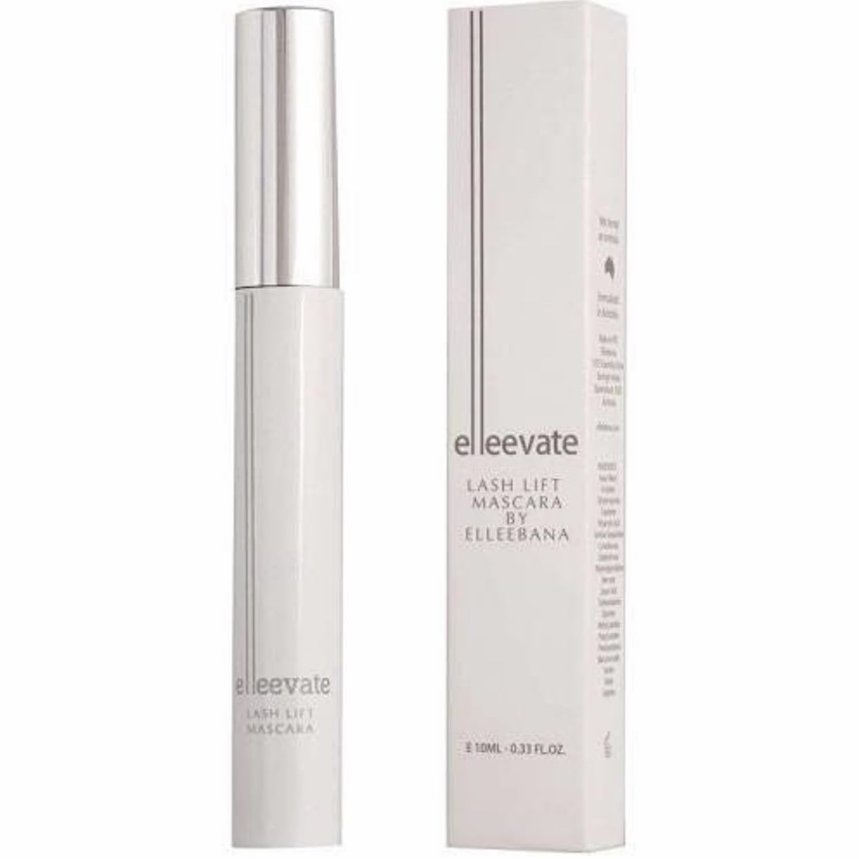 ELLEEBANA Elleevate mascara wand showing lifted lashes