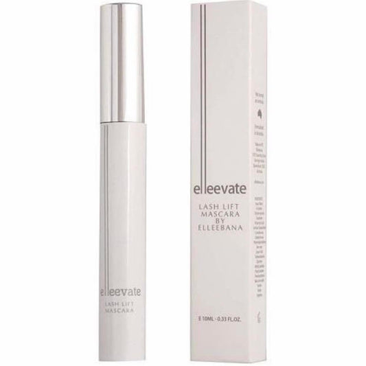 ELLEEBANA Elleevate mascara wand showing lifted lashes