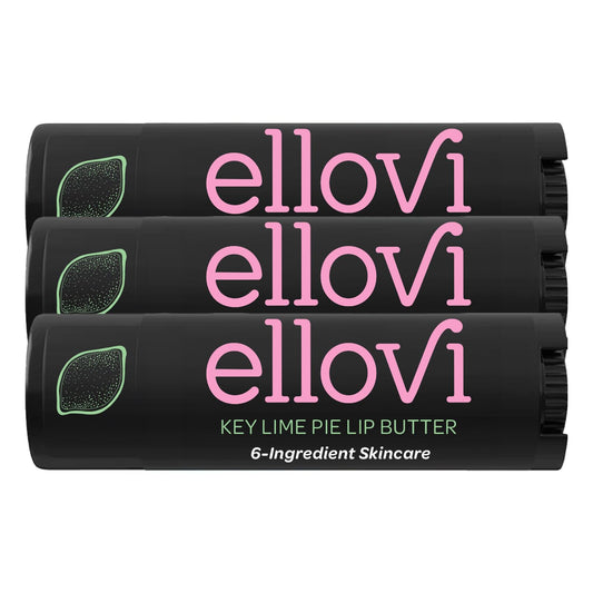Ellovi Key Lime Lip Butter jar ready for hydration.
