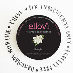 Ellovi Midnight being applied as facial balm or moisturizer