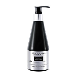 ELMOOSA Caviar Leave-In bottle shows lightweight protection against heat and frizz