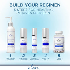 Neck area application of Elon Antioxidant C Moisturizer for refined look