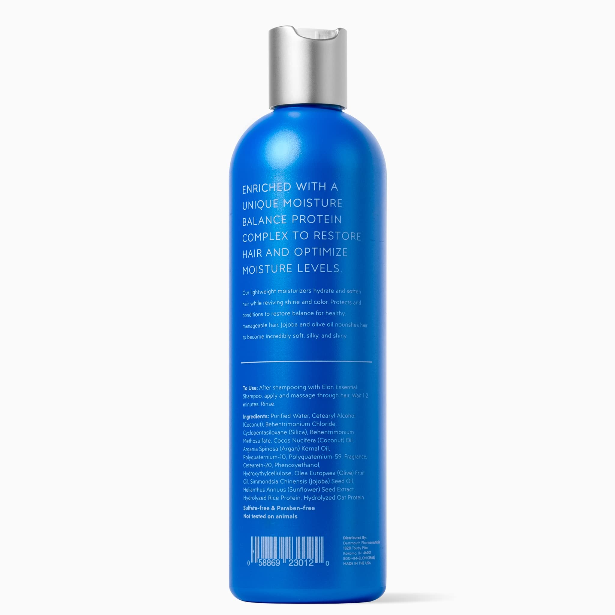 Elon color treated hair gloss shot showing vibrant, healthy strands