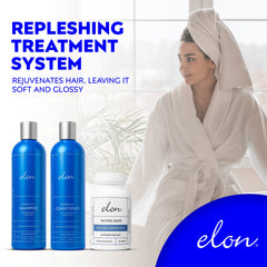 Elon Moisture Therapy Conditioner front label highlighting hydrating nourishment
