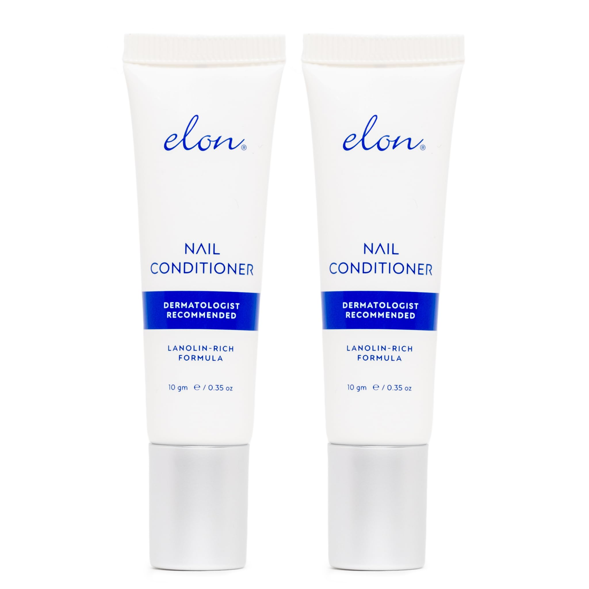 Elon Lanolin-Rich Nail Conditioner tube close-up highlighting nourishing lanolin for brittle nails