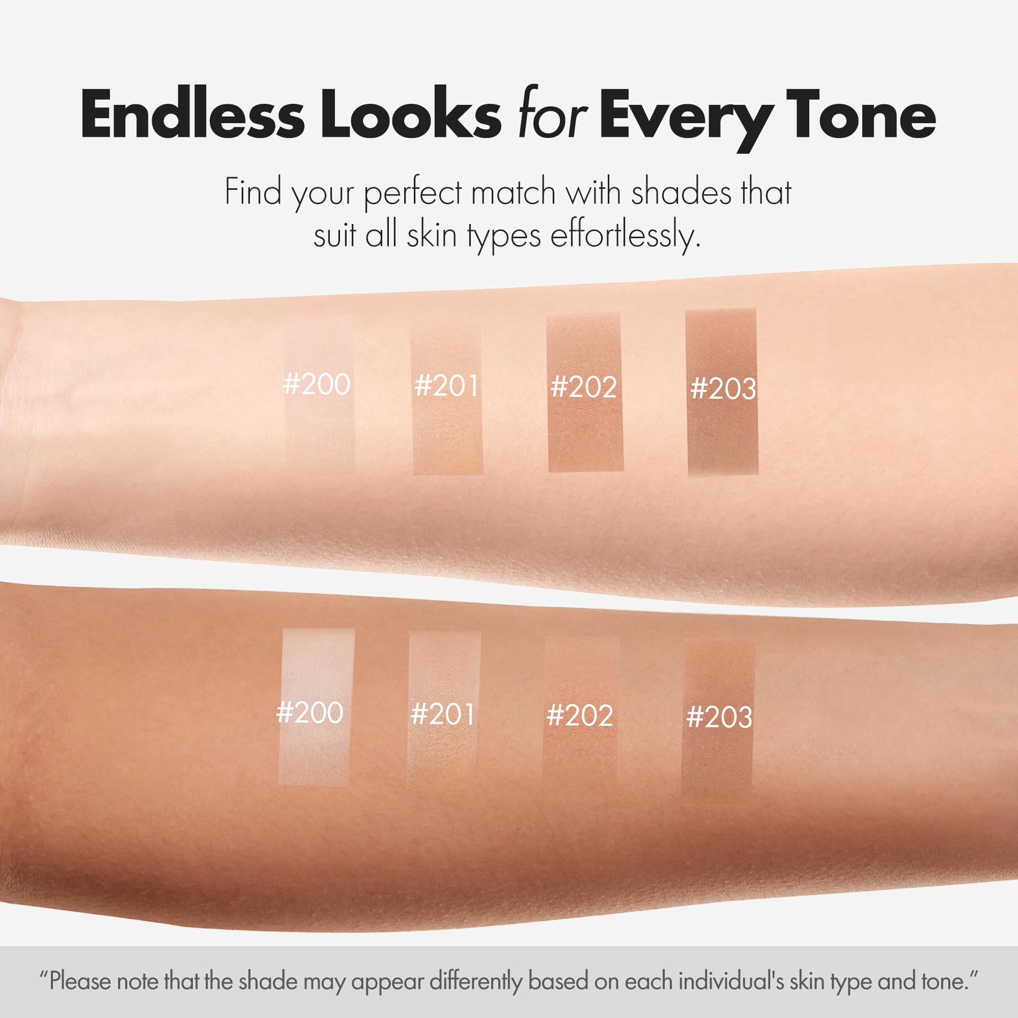 ELROEL Blanc Cover Stick V White compact design supports on-the-go touch ups.