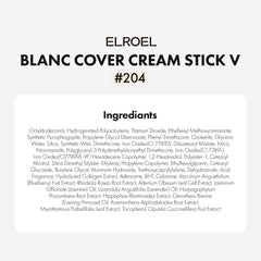 Skin-friendly ingredients like collagen and niacinamide in ELROEL Blanc