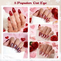 ELSAGIRL jelly pink nails display for easy daily wear
