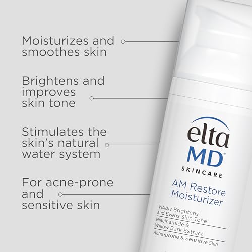 EltaMD PM Restore bottle delivering overnight moisture for smooth skin
