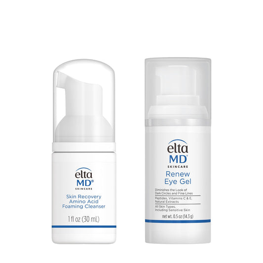EltaMD Skin Recovery Amino Acid Foaming Cleanser bottle—gentle daily cleansing.
