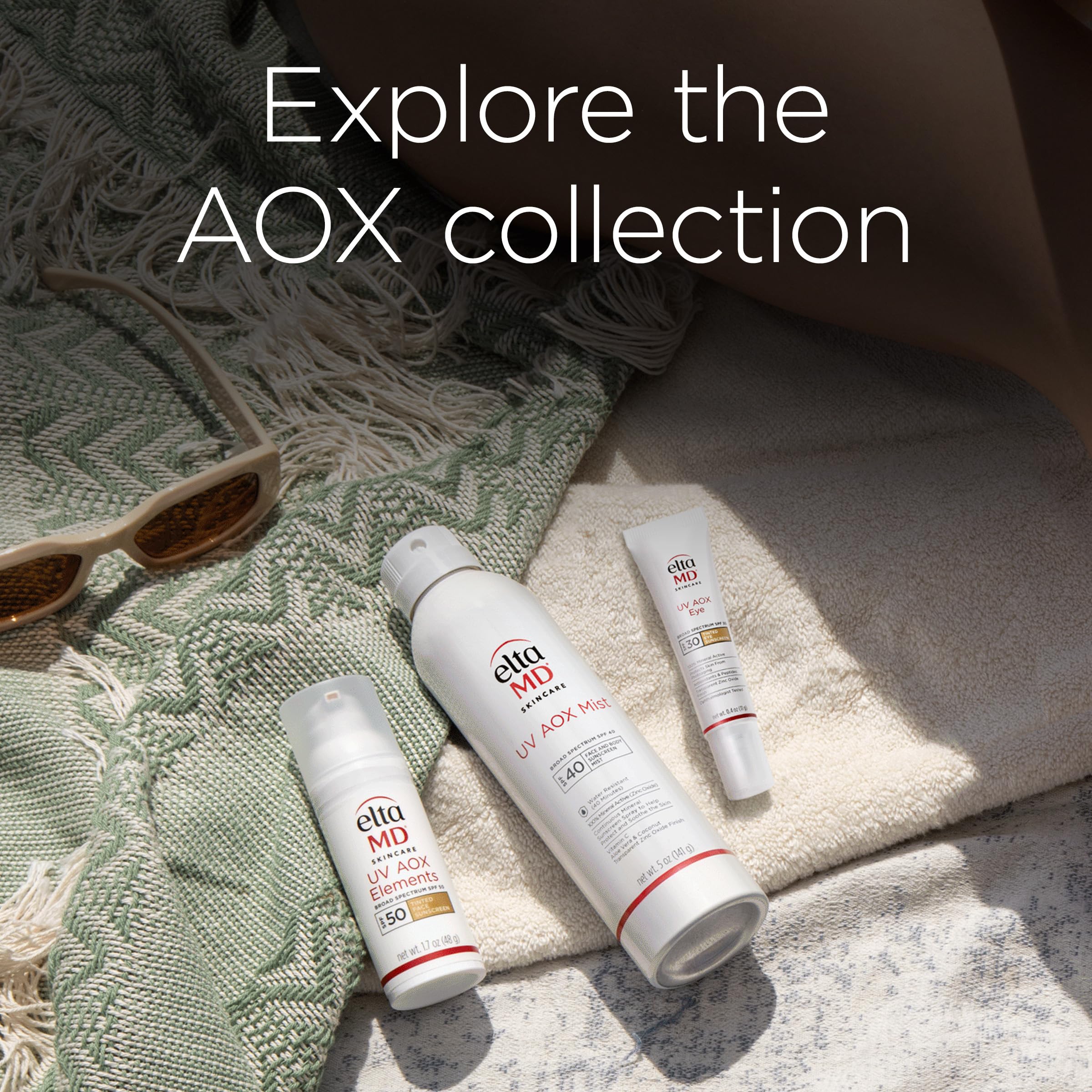 Eltamd UV AOX Eye Sunscreen used as a smooth base under makeup.