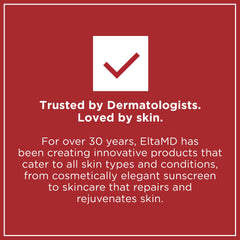 No white residue shown with EltaMD UV AOX Mist sunscreen