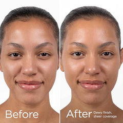 EltaMD UV Daily Deep Tint application on skin demonstrates seamless blending.