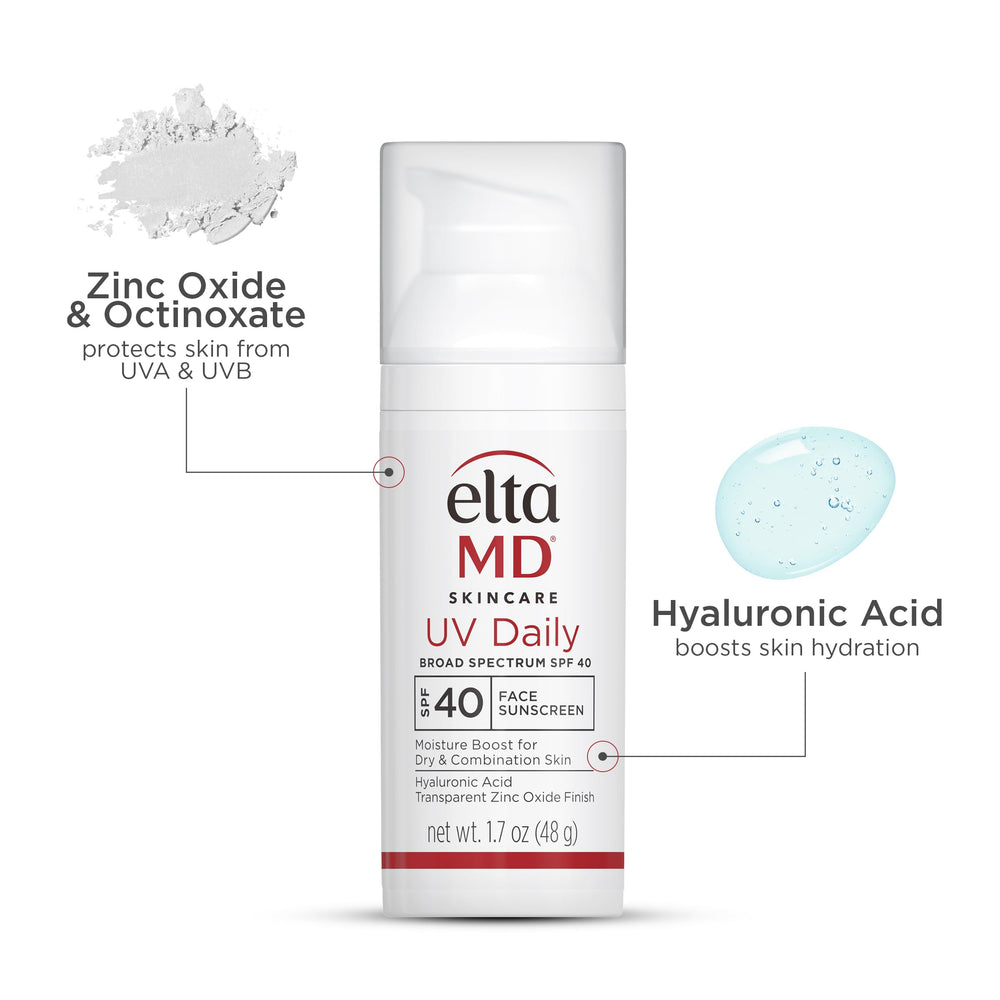 EltaMD UV Daily fragrance-free formula ideal for sensitive skin.
