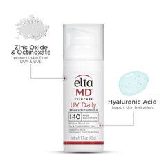 EltaMD UV Daily fragrance-free formula ideal for sensitive skin.