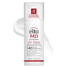 EltaMD UV Daily SPF 40 pump bottle provides daily protection and hydration.