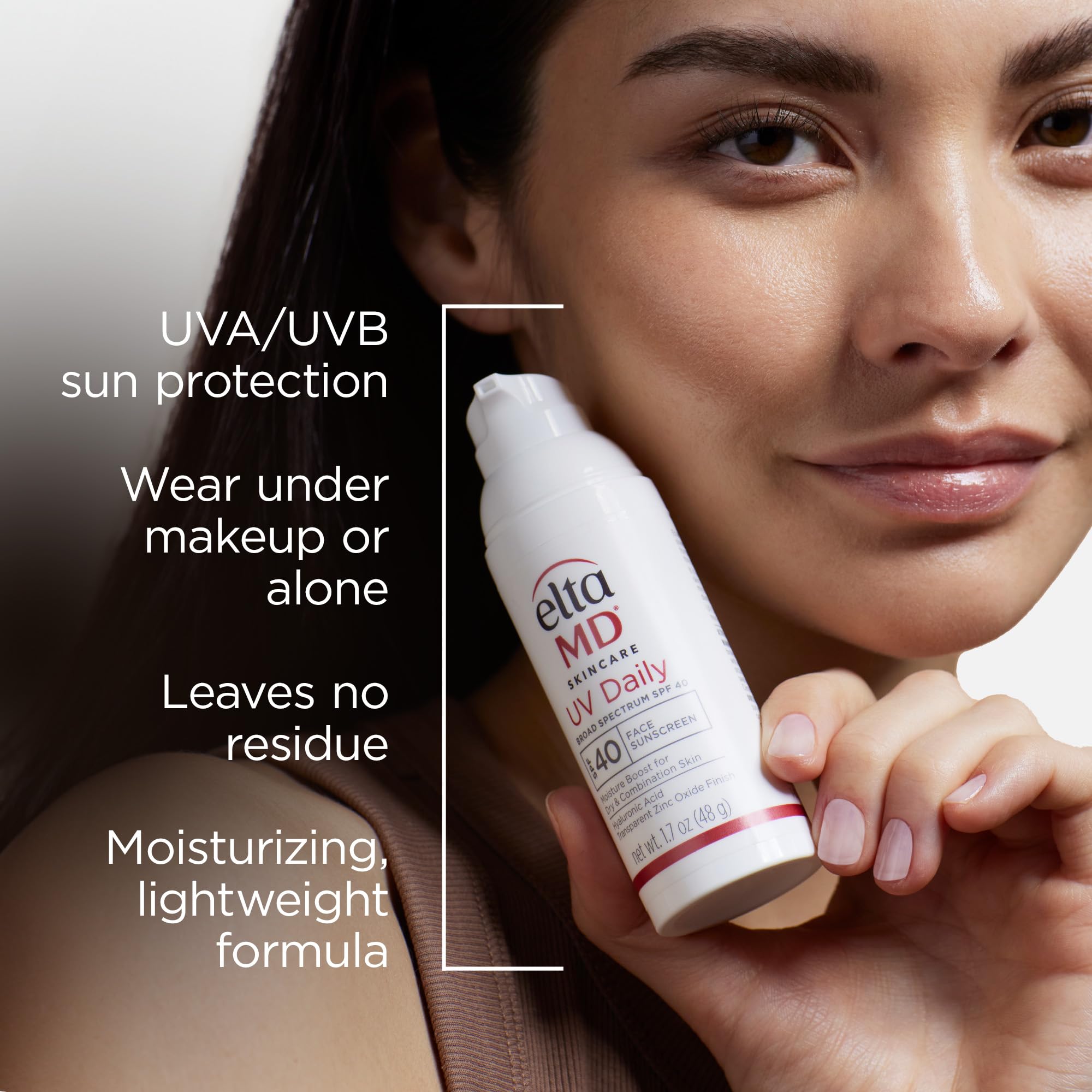EltaMD UV Daily under makeup base delivers seamless, non-greasy finish.