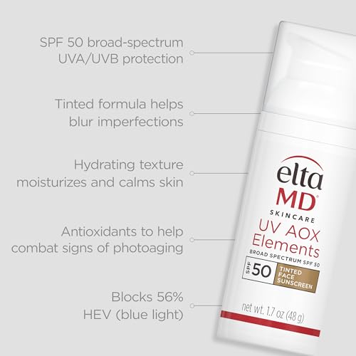 EltaMD UV Elements tinted moisturizer pump shows convenient daily application.