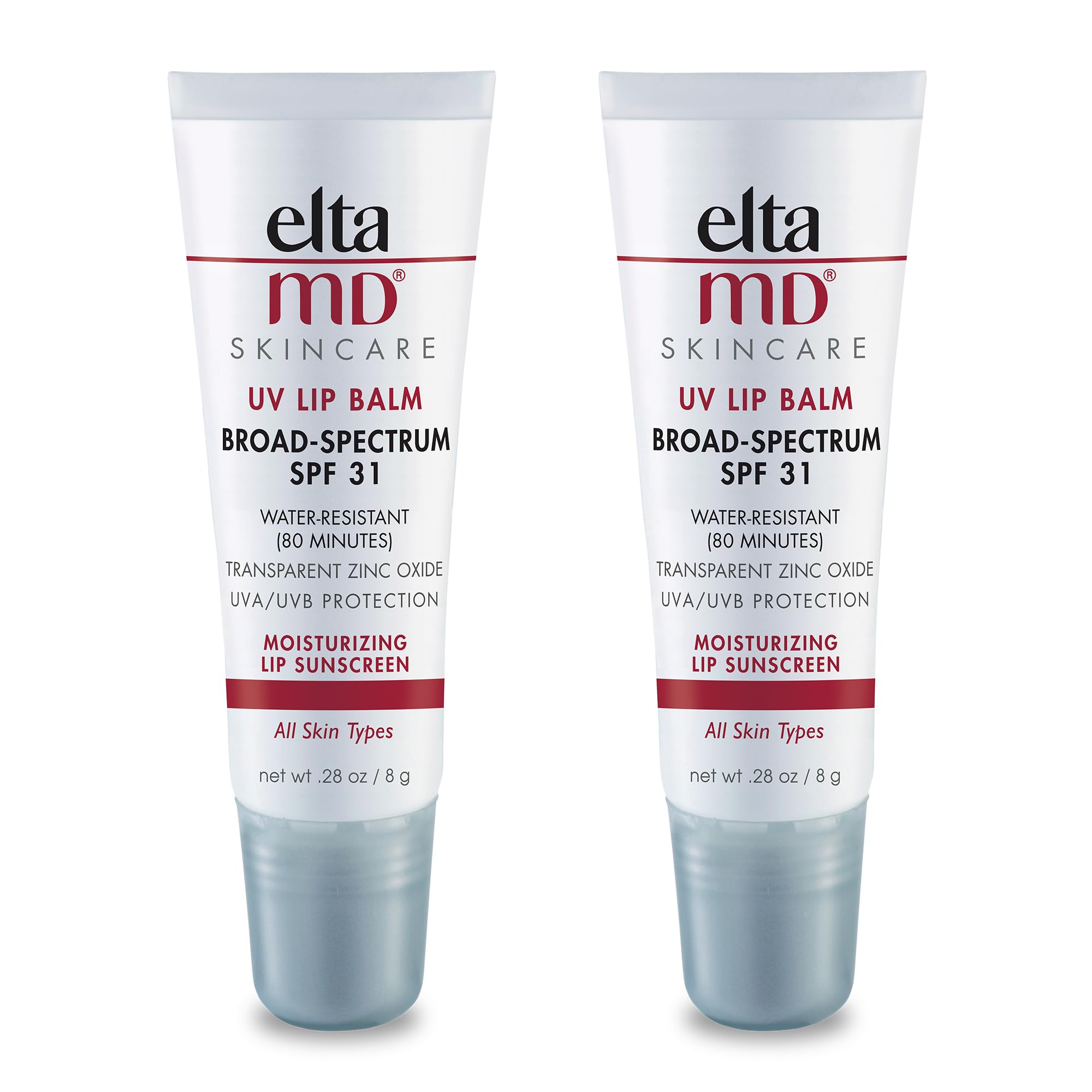 EltaMD UV Lip Balm SPF 30+ pack of 2 protecting lips on sunny days