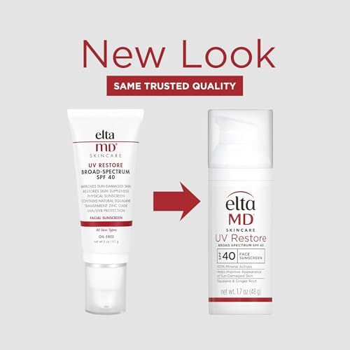 EltaMD UV Restore SPF 40 texture close-up highlighting creamy mineral formula