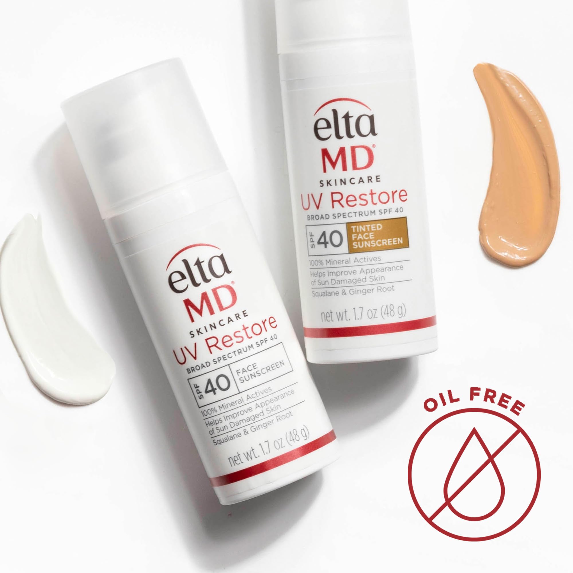 EltaMD UV Restore SPF 40 with ginger root extract supports balanced skin tone