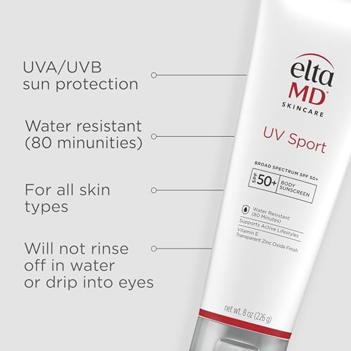 EltaMD UV Sport sunscreen lotion dispensing tube for easy on-the-go protection