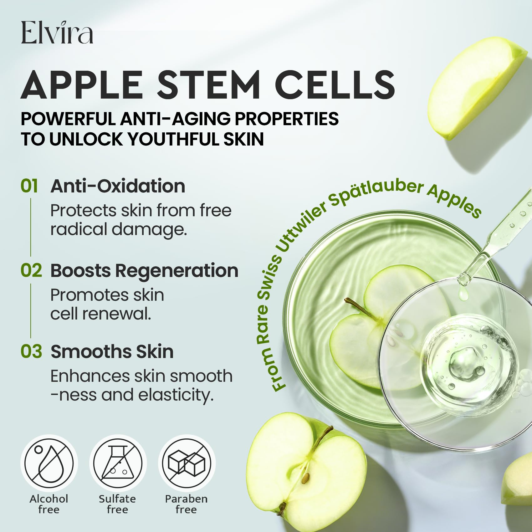 Elvira Retinol Anti-Aging Cream ingredients label, features 2% Retinol and Hyaluronic Acid