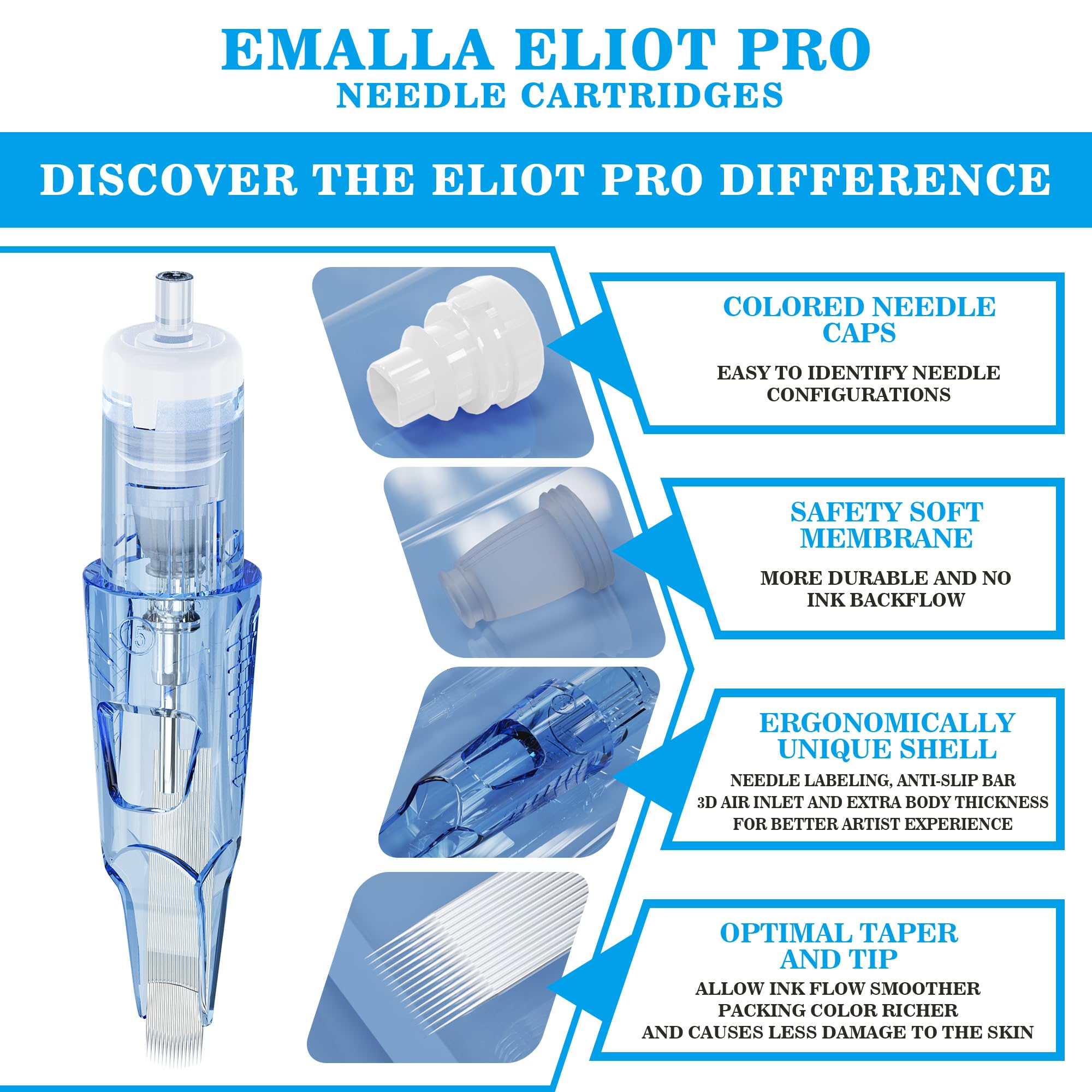Emalla Eliot Pro 1015CML needle tip sharp and ready for detailing.