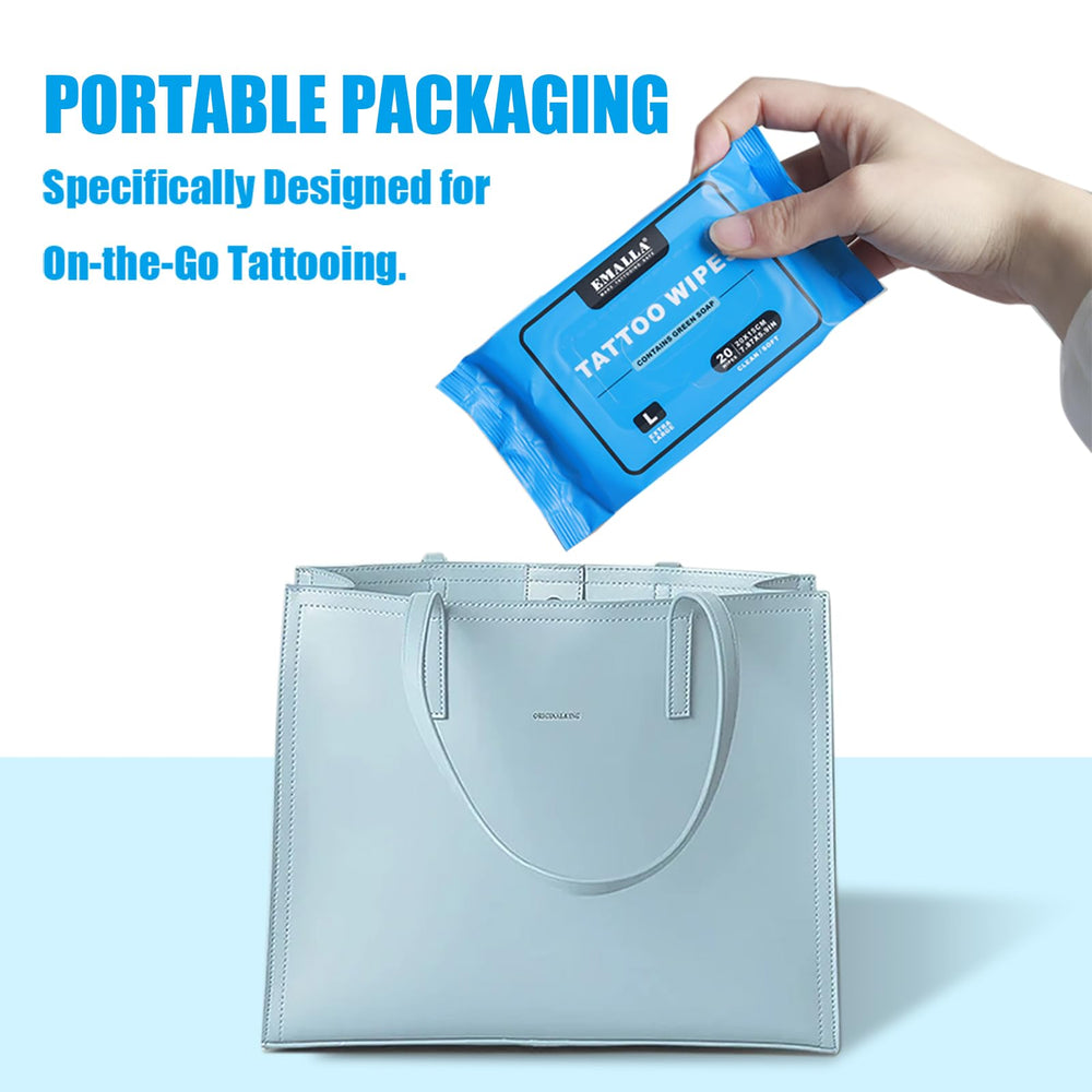 Emalla wipes infused with aloe and chamomile for soothing hydration.