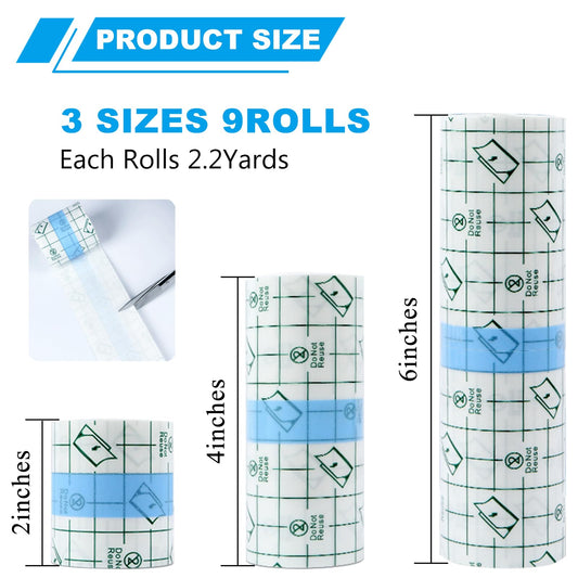 Emalla second-skin tattoo cover 4-inch roll covers larger designs with discreet wear.