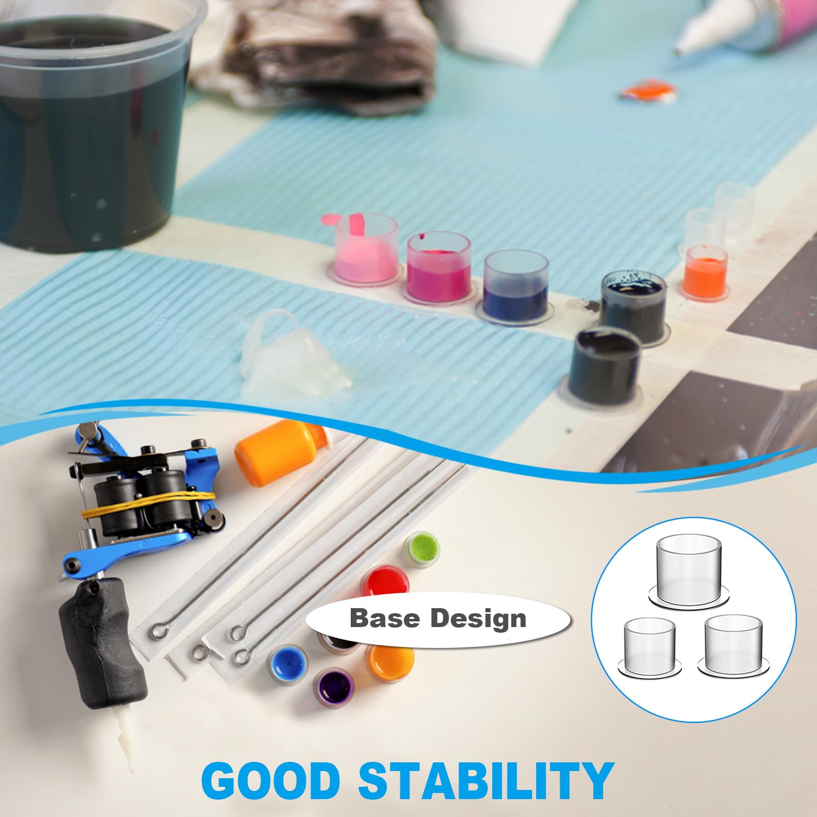 Multiuse design suits pigment, paints, glues, and other small quantities