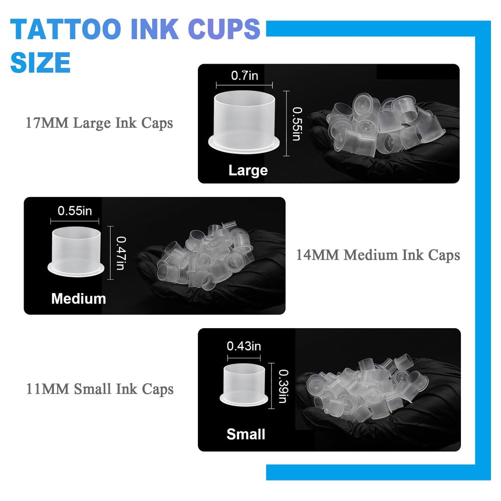 Stable base keeps cups upright, supporting a smoother tattooing workflow