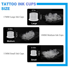 Stable base keeps cups upright, supporting a smoother tattooing workflow