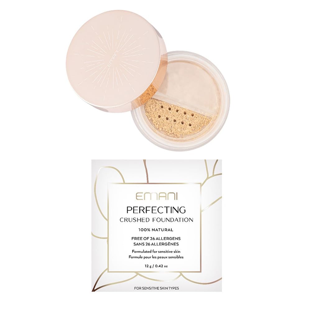 Emani Perfecting Crushed Foundation is vegan and cruelty-free in packaging