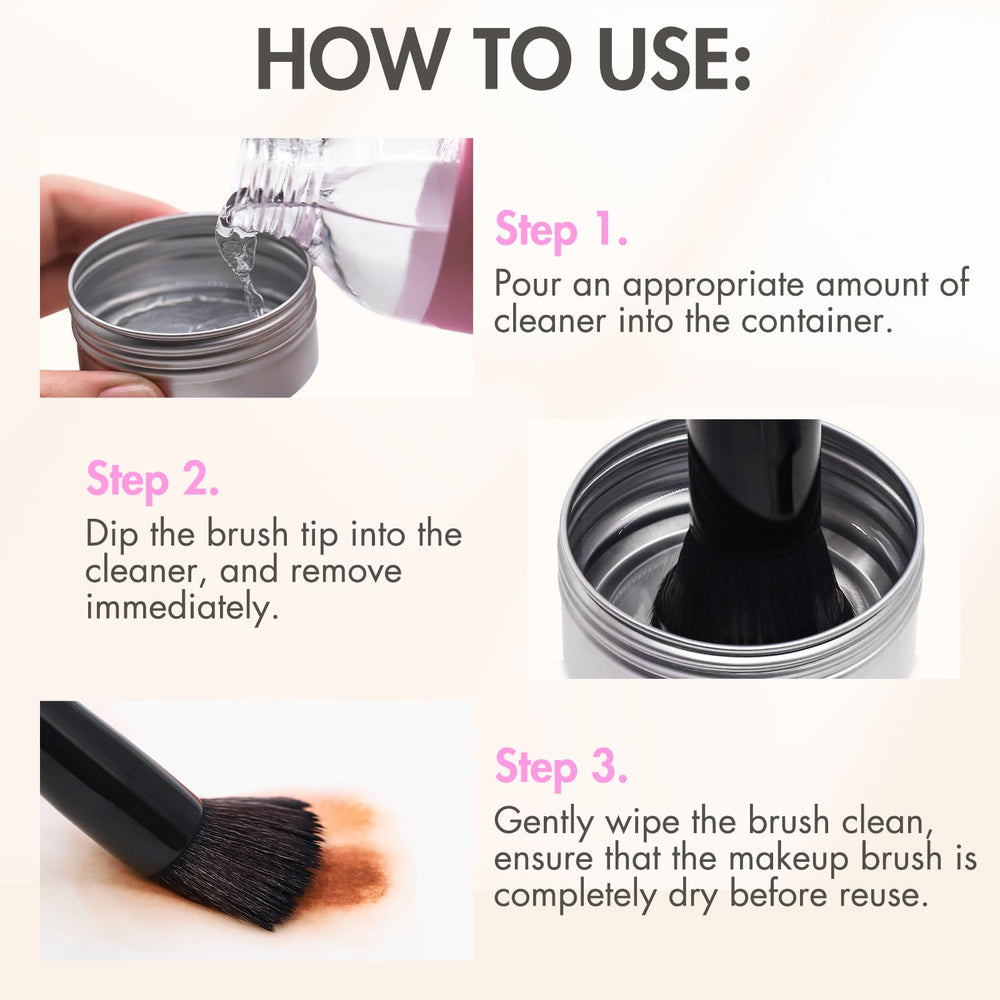 Embagol pack includes cleaner and spare nozzle for easy, quick sessions.