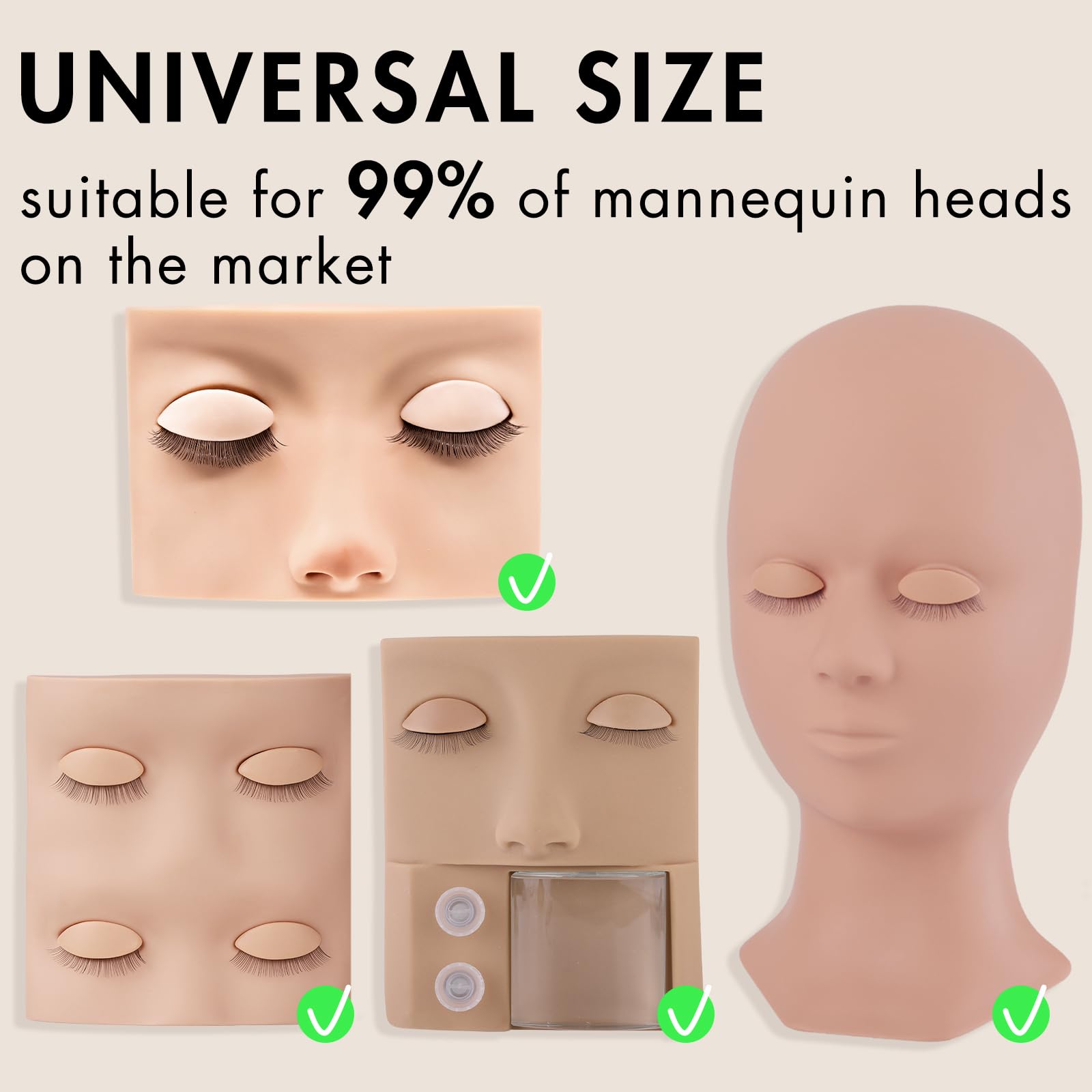 Embagol portable lightweight eyelids suitable for desk-side practice