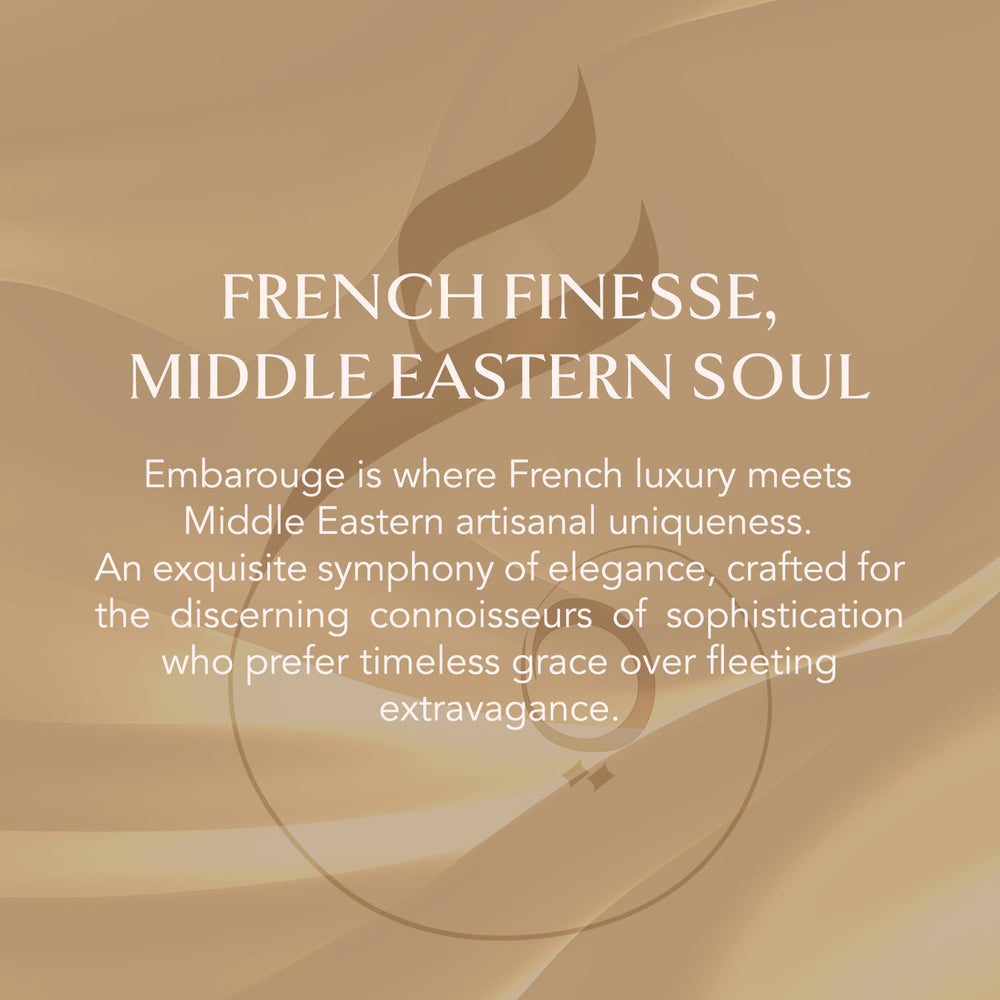 Embarouge Urban Oud bottle with soft lighting suggests versatile day-to-night wear