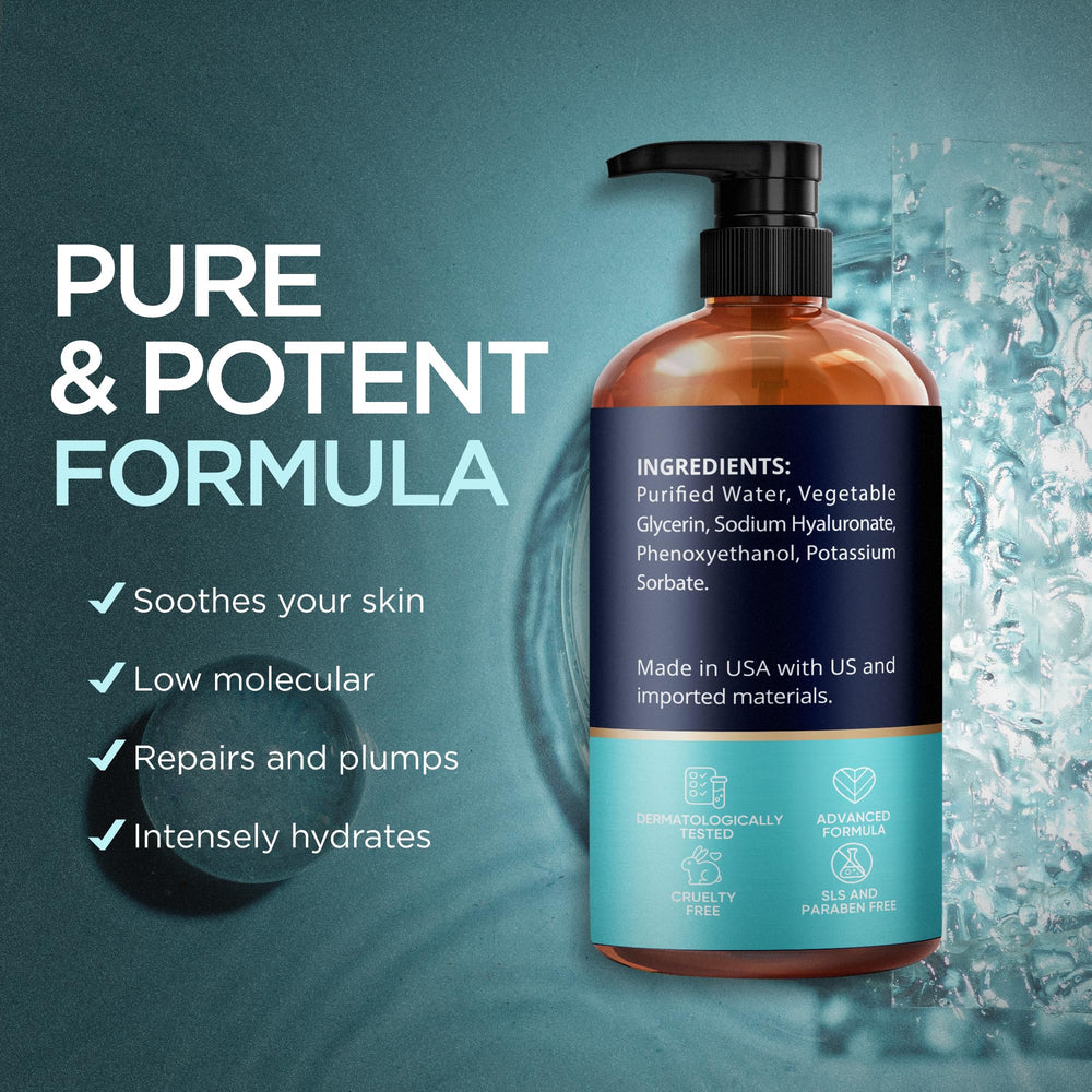 Texture view shows lightweight, non-greasy formula suitable for all skin types