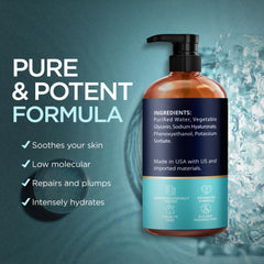 Texture view shows lightweight, non-greasy formula suitable for all skin types