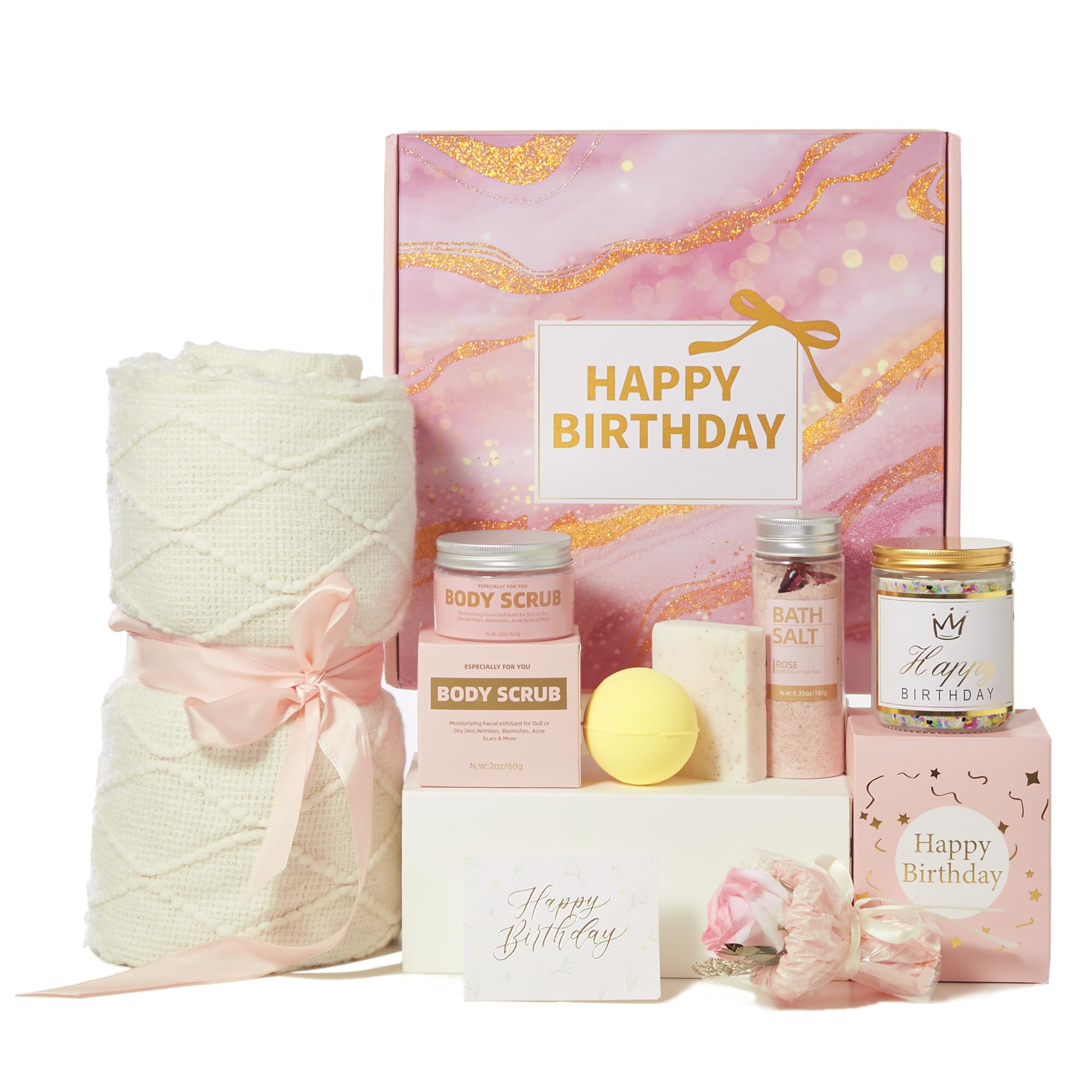 EMBERWAVE birthday gift box highlights luxury pampering for her self-care and celebration.