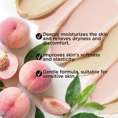 Embleaf Peach Whipped Body Butter provides head-to-toe hydration with a light feel.