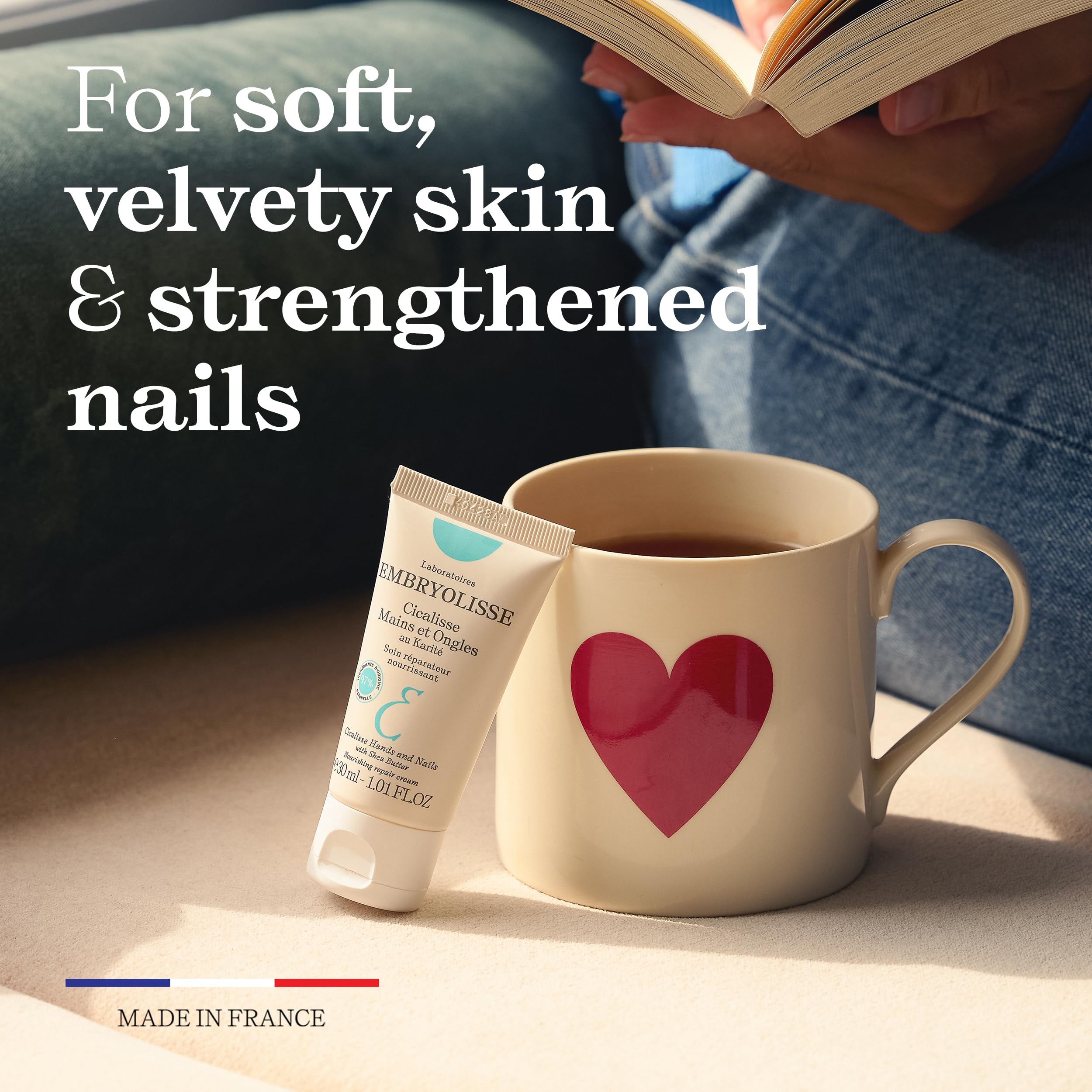Embryolisse Cicalisse shea butter visual highlights rich nourishment.