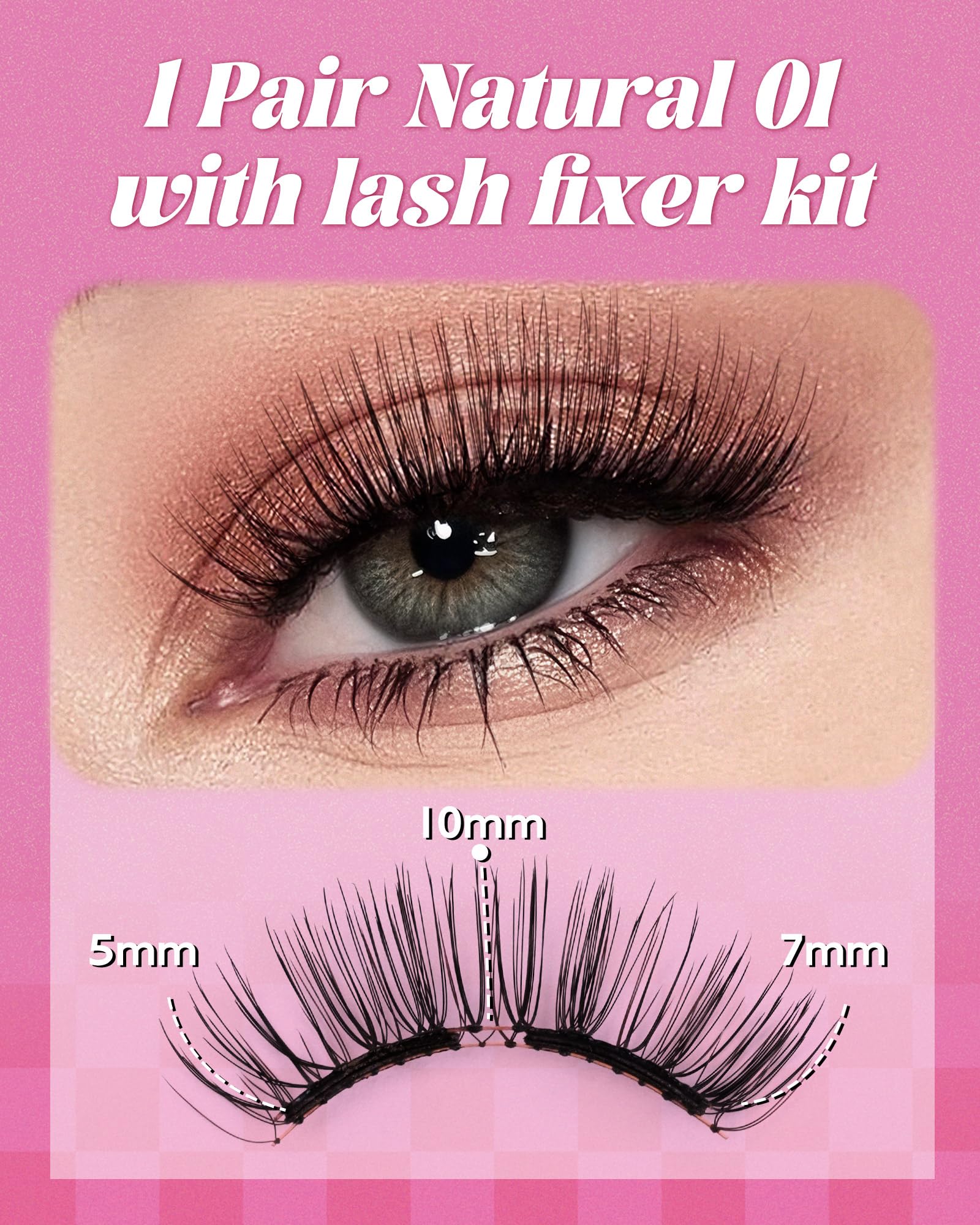 EMEDA applicator included for precise lash placement every time